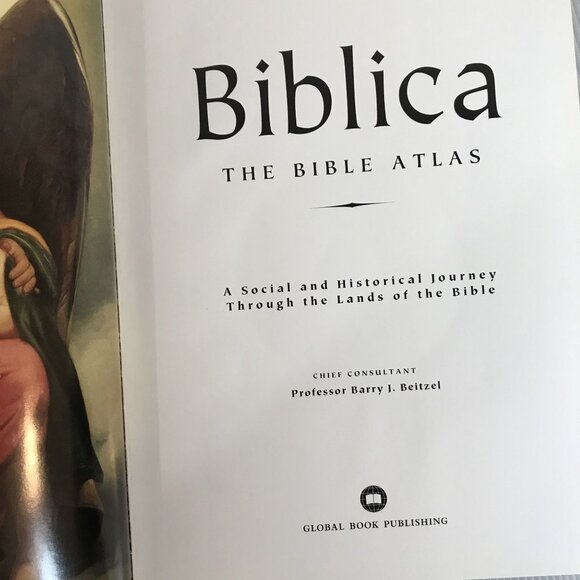 Biblica: The Bible Atlas Book & CD-ROM Coffee Table XL 13 X 11 - Picture 5 of 15